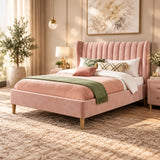 Knox upholstered bed by luxe maple