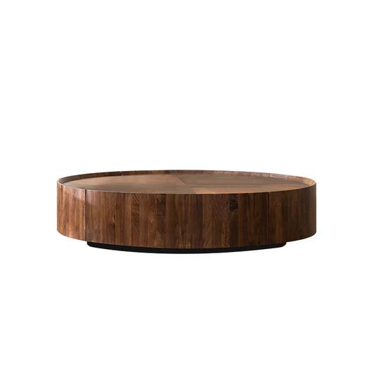 Lexter Luxury Center Table in Teak Wood | Designer Coffee Table - Luxe Maple