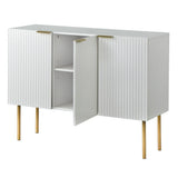 Strips Luxury Chest of Drawer in PU Polish