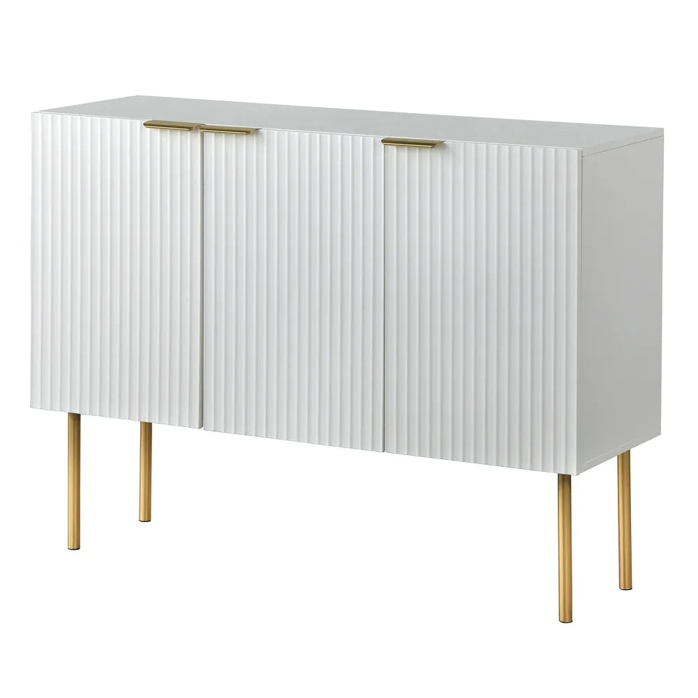 Strips Luxury Chest of Drawer in PU Polish