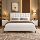 London Luxury Upholstered Bed In Leatherette