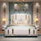 Luxter Premium Upholstered Bed in Leatherette | Designer Bed - Luxe Maple