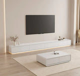 Kello Luxury TV Unit and Coffee Table in White Tv Unit + Coffee Table
