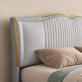 Marco Luxury Upholstered Bed In Suede