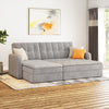 Peacker Luxury 3 Seater Sofa Cum Bed In Grey