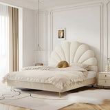 Romano Upholstered Non Storage Bed In Suede - Luxe Maple King Pro