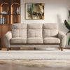 Rony Premium Suede Sofa Set - Luxe Maple Beige