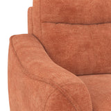 Rony Premium Suede Sofa Set - Luxe Maple