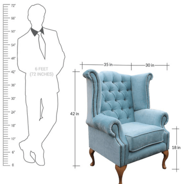 Copper Grove Crawley Diamond Button-Tufted Wingback Chair - Luxe Maple