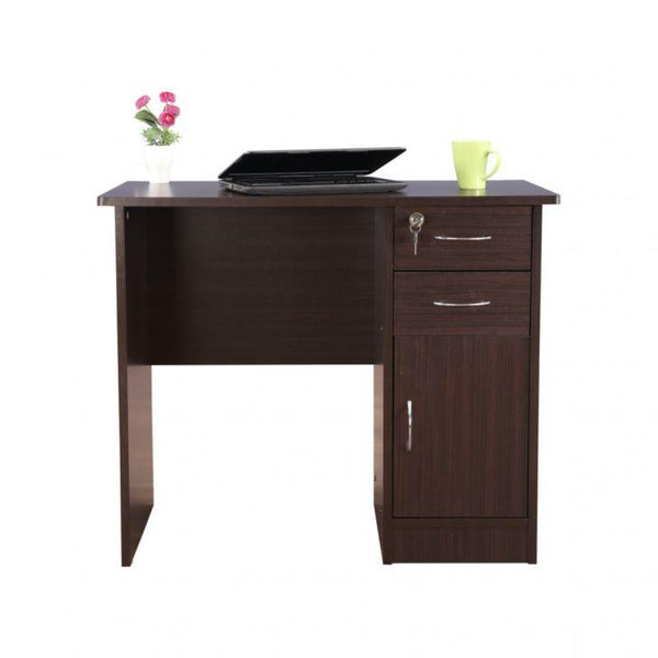 Unique Study Table in Wenge Color - Luxe Maple