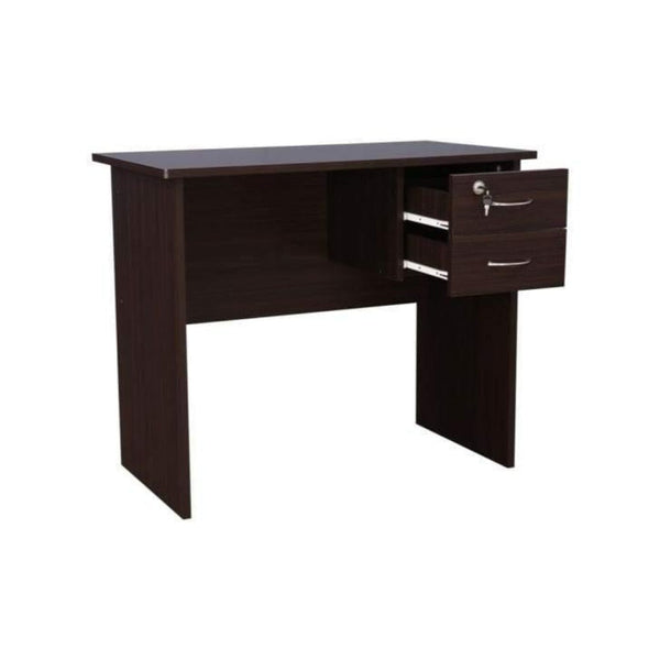 Saucy Study Table in Wenge Color - Luxe Maple