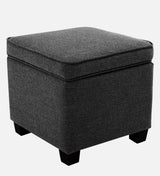 Sodo Ottoman With Storage In Fabric - Luxe Maple