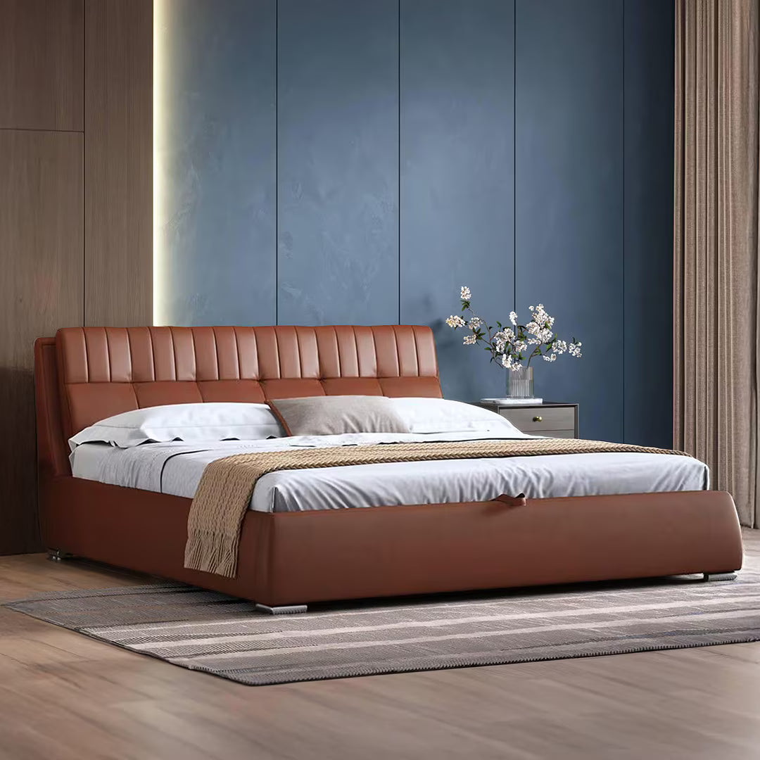 Stanford Premium Upholstered Bed In Leatherette