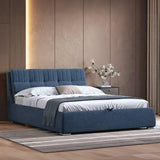Stanford Premium Upholstered Bed In Suede