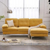 Bosco Luxury Modern Sectional Sofa Set Yellow