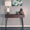 Tie 3 Door Study Table In Solid Wood - Luxe Maple