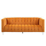 Macro Unline Sofa Set in Suede