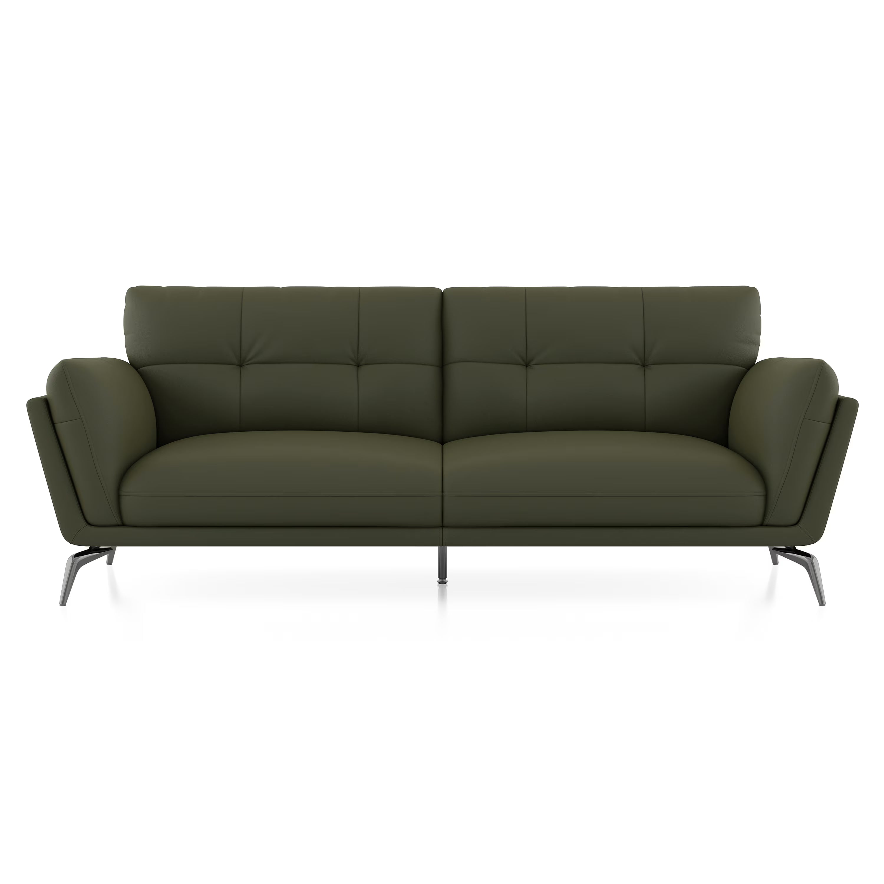 Volly Leatherette Sofa Set - Luxe Maple