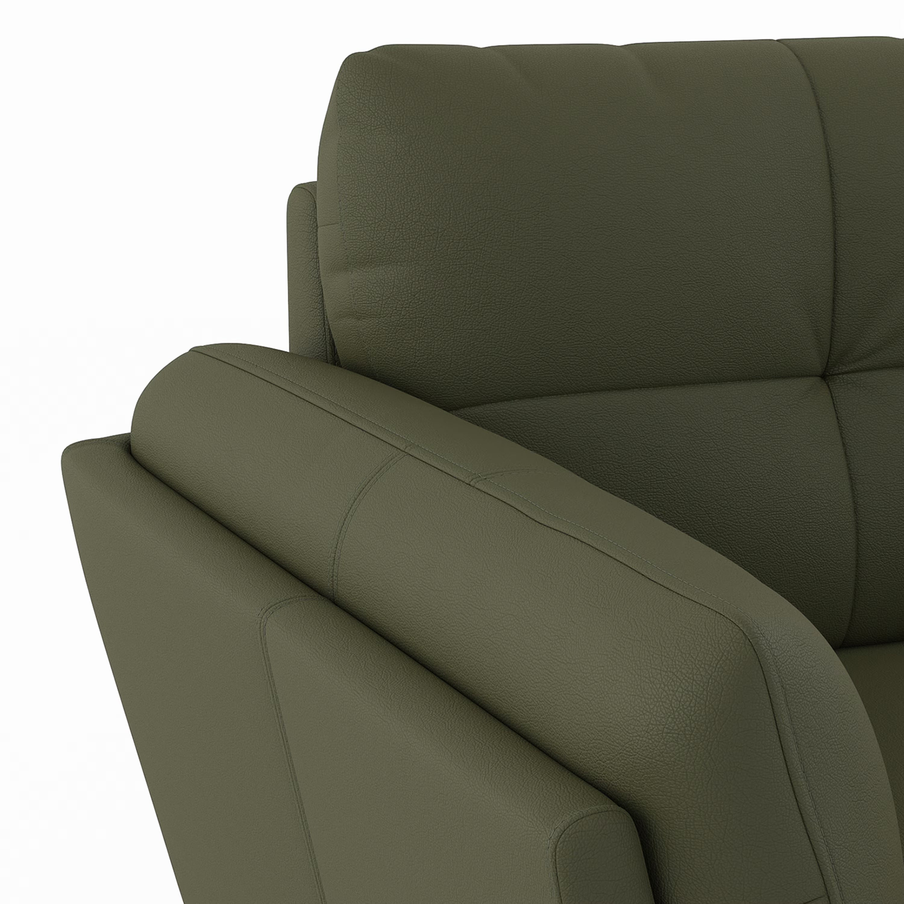 Volly Leatherette Sofa Set - Luxe Maple