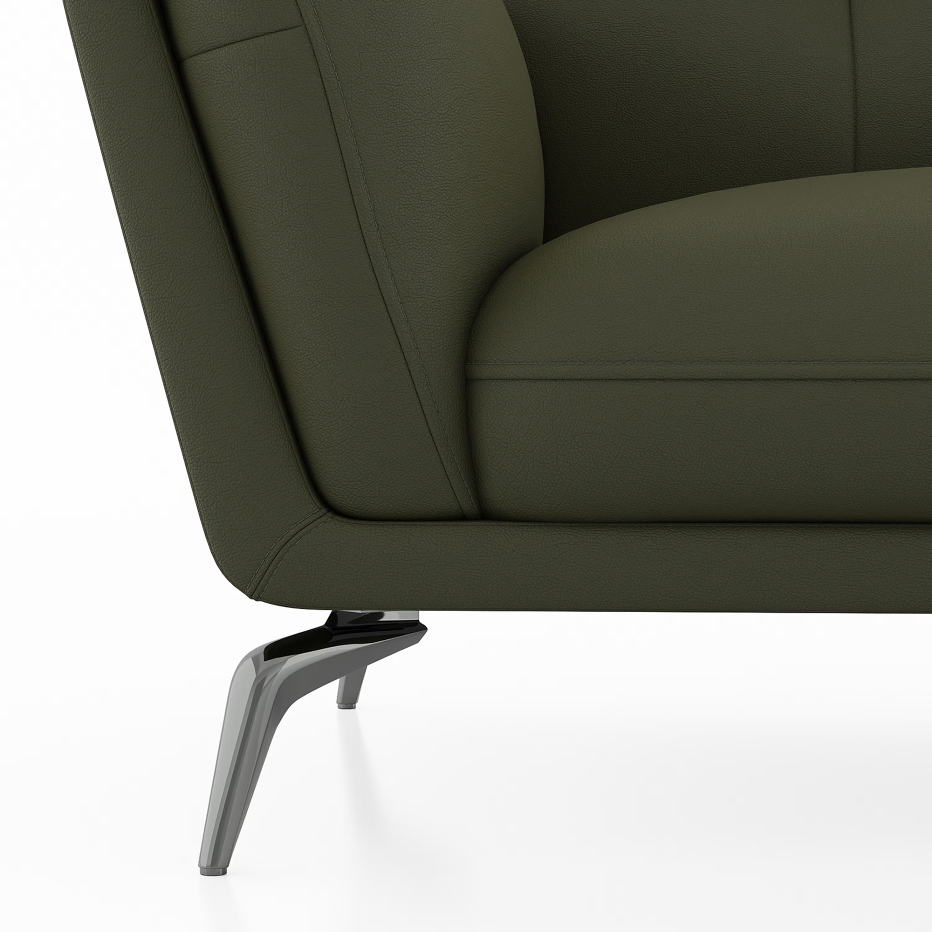 Volly Leatherette Sofa Set - Luxe Maple