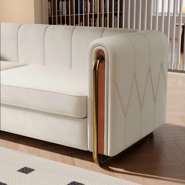 Modern Premium Sofa Set in Suede