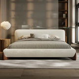 Grande Premium Upholstered Bed Without Storage In Brooklyn Fabric