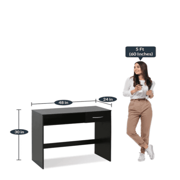 Jazz Study Table in Wenge Color - Luxe Maple