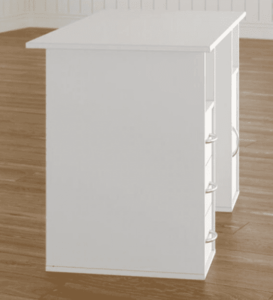 Unicorn Study Table in White Colour - Luxe Maple