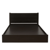 Cleopatra Bed with Storage in Brown Finish - Luxe Maple
