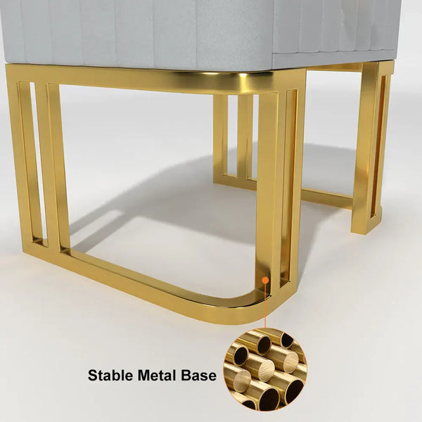 Gello Side Table in 2 Drawers in SS Frame.