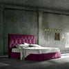 Oppo Quilt Luxury Upholstered Bed in Suede King Pro
