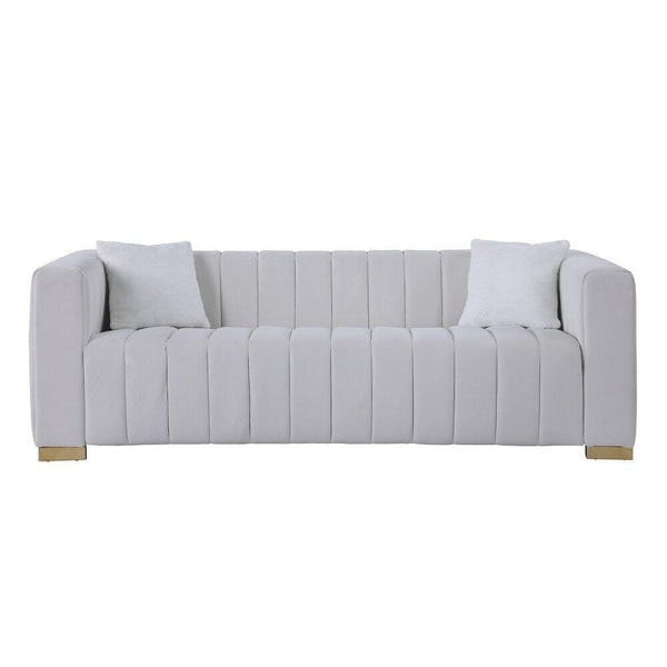 Proline Sofa Set with SS Legs - Luxe Maple