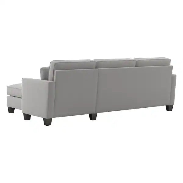 Celio Modern Suede Sectional Sofa