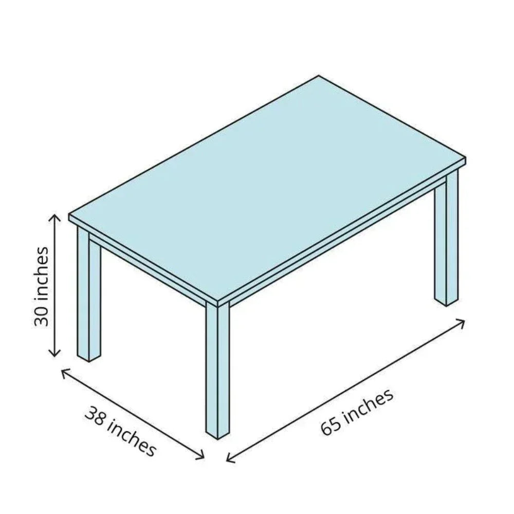 Mozo Luxury 4 Seater Dining Table in Beige