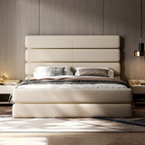 Becton Luxury Upholstered Bed in Leatherette King Pro