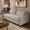 Donald Luxury Straight Line Sofa Set - Luxe Maple