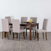Rolex 6 Seater Dining Table in Grey/Wenge - Luxe Maple
