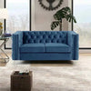 Livup Chesterfield Sofa Set 2 Seater Blue