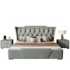 Mastro Premium Upholstered Bed In Leatherette