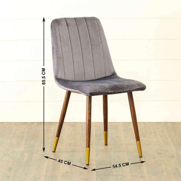 Flex 6 Seater Dining Table in Grey - Luxe Maple