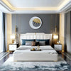 Superb Luxury Upholstered Bed In Leatherette King Pro