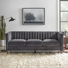 Boombox Luxury Straight Line Sofa Set in Suede