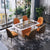 Mexican Luxury 6 Seater Dining Table - Luxe Maple
