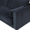 Volly One Couch Mid-century Sectional Sofa in Black - Luxe Maple