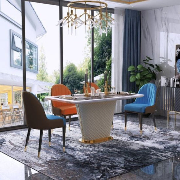 Mexican Luxury 6 Seater Dining Table - Luxe Maple