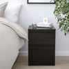Kelix Engineered Wood Wenge Finish Bedside Table.