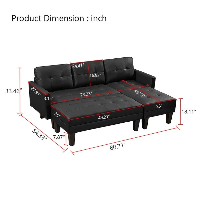 Practo Modern Suede Sofa Set in Suede With Setty