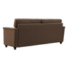 Tox Straight Line Sofa Set in Brown - Luxe Maple