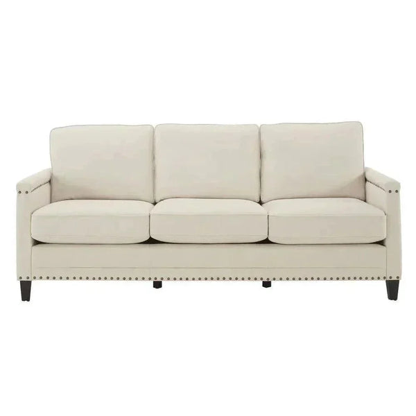 GoPro Line Sofa Set in Beige - Luxe Maple