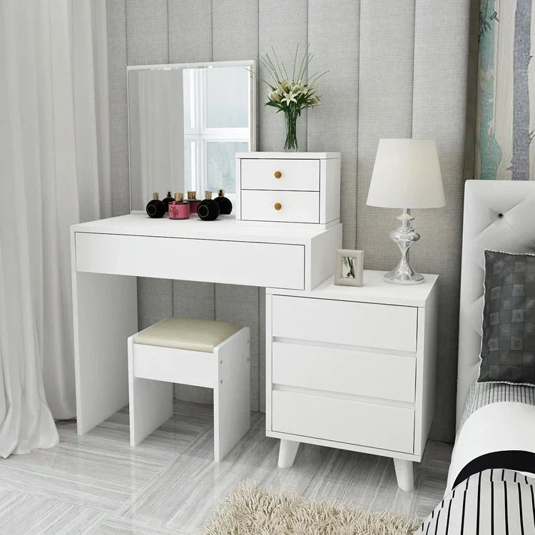 Mosco Dressing Table In Plywood Mica White